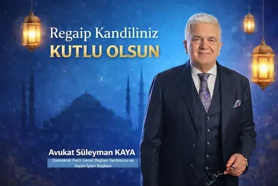 REGAİP KANDİLİNİZ KUTLU OLSUN