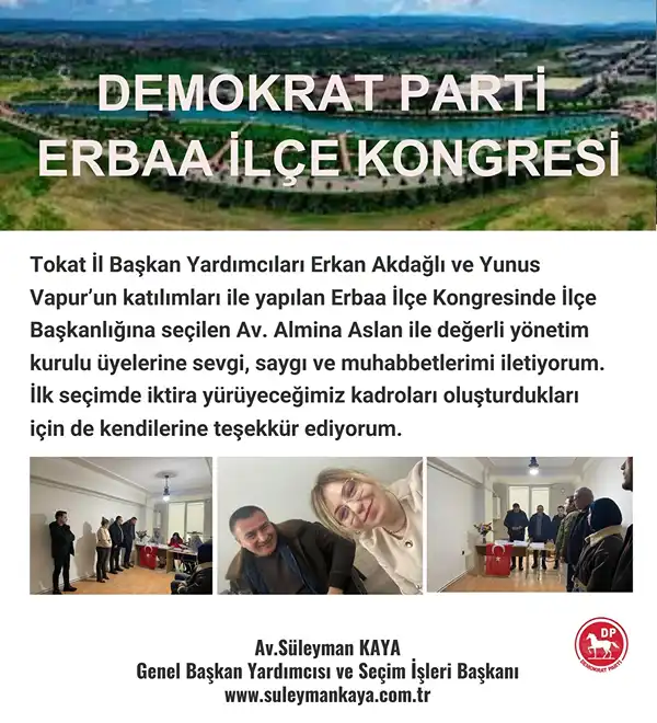 ERBAA İLÇE KONGREMİZİ YAPTIK