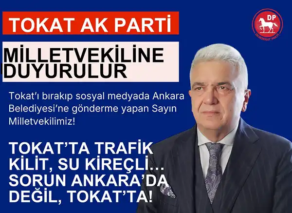 TOKAT AK PARTİ MİLLETVEKİLLERİNE DUYURULUR